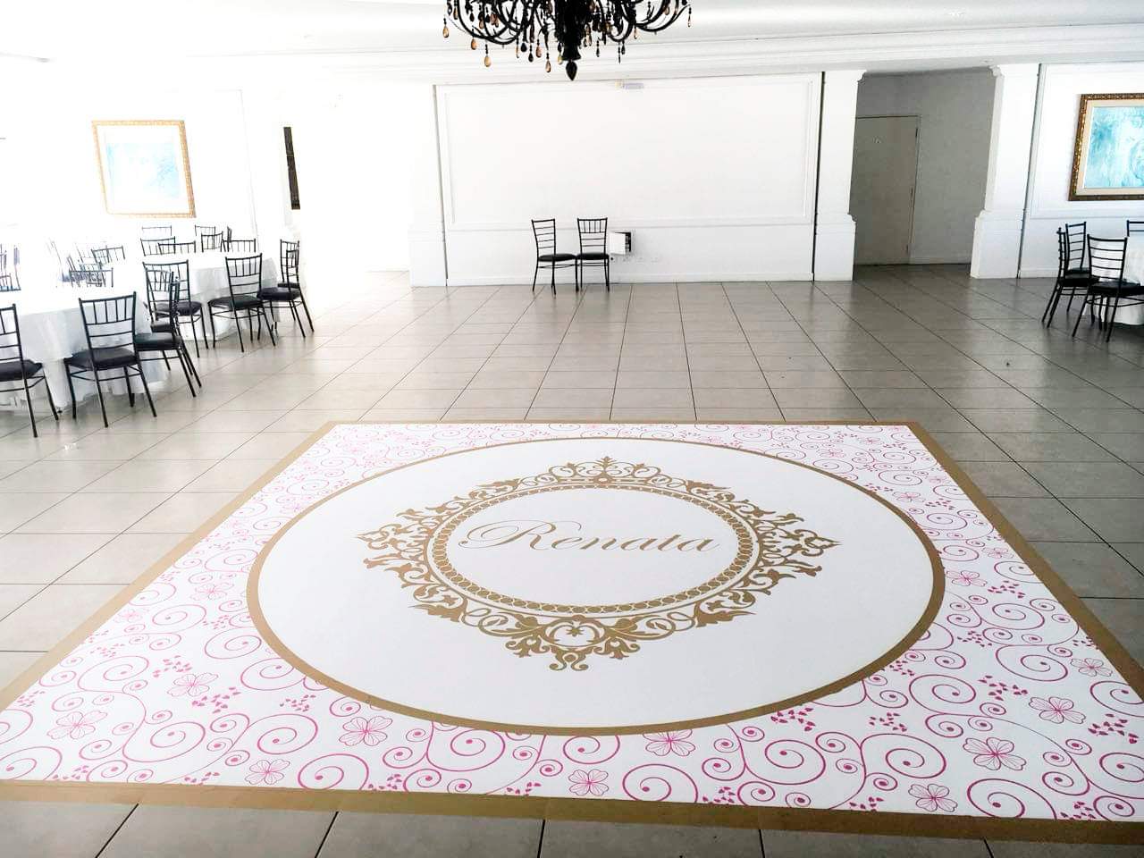 Lona piso decorativo